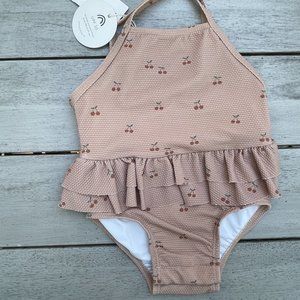 NWT Quincy Mae 12-18M Girl's Swimsuit